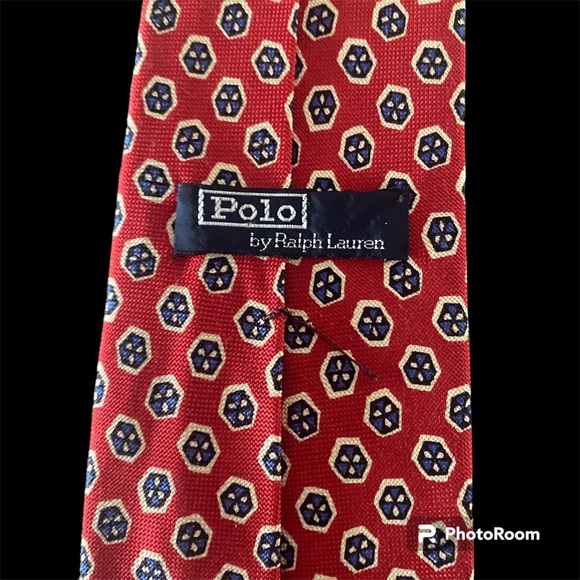 Man's Tie Polo by Ralf Lauren 100% Silk - Picture 2 of 6